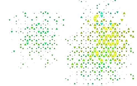 Light Blue, Yellow vector pattern in polygonal style. Illustrazione stock