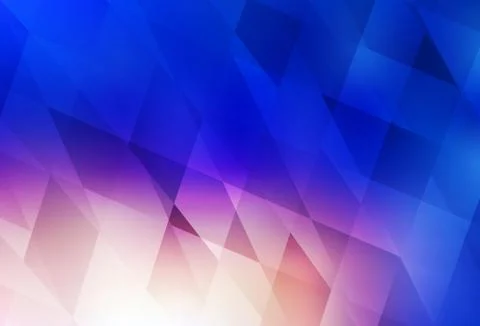 Light Blue, Yellow vector pattern in square style. Stock Illustration