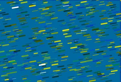 Light Blue, Yellow vector pattern with narrow lines. 스톡 일러스트