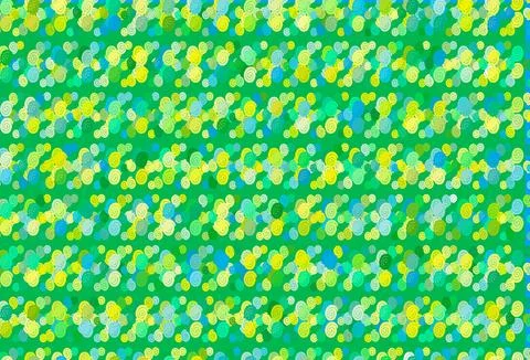 Light Blue, Yellow vector pattern with bubble shapes. Stockillustratie