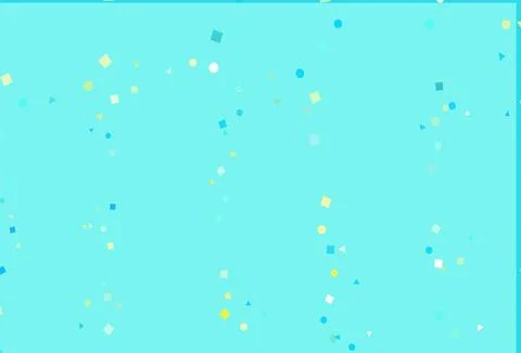 Light Blue, Yellow vector pattern in polygonal style with circles. Illustrazione stock