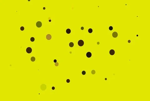 Light Blue, Yellow vector pattern with spheres. Stock Illustration