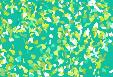Light blue, yellow vector pattern with chaotic shapes. Stock Illustration