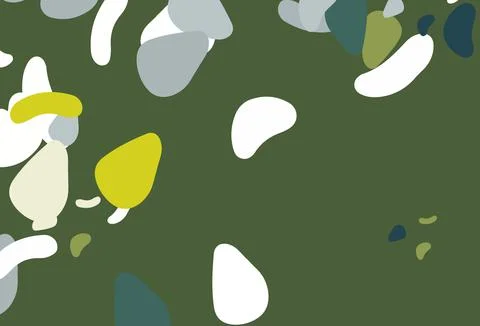 Light blue, yellow vector pattern with chaotic shapes. Stock Illustration