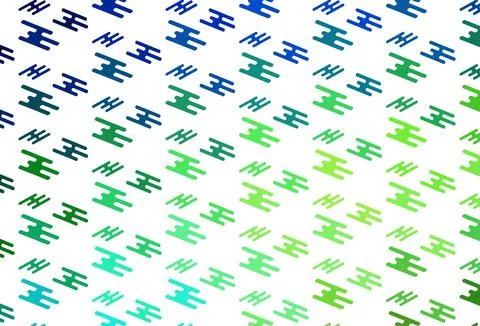 Light Blue, Yellow vector pattern with narrow lines. Stock Illustration