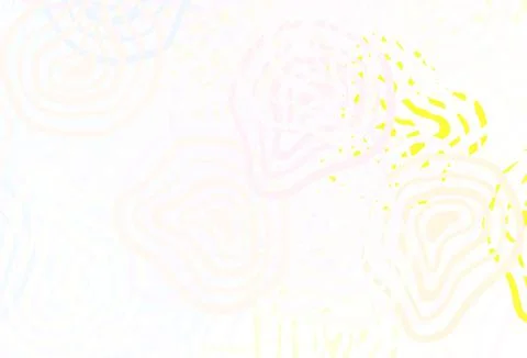 Light Blue, Yellow vector pattern with random forms. Stock Illustration