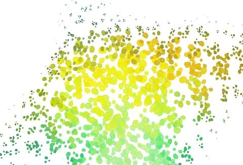 Light Blue, Yellow vector pattern with bubble shapes. イラスト素材