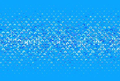 Light Blue, Yellow vector pattern with rainbow elements. Illustrazione stock