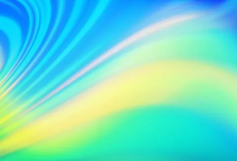 Light Blue, Yellow vector pattern with liquid shapes. Stock Illustration