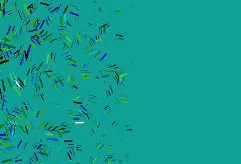 Light Blue, Yellow vector pattern with narrow lines. Stock Illustration