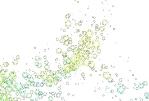 Light Blue, Yellow vector pattern with spheres. イラスト素材