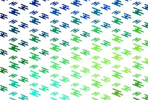 Light Blue, Yellow vector pattern with narrow lines. Stock Illustration