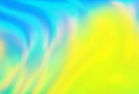 Light Blue, Yellow vector pattern with liquid shapes. Stock Illustration