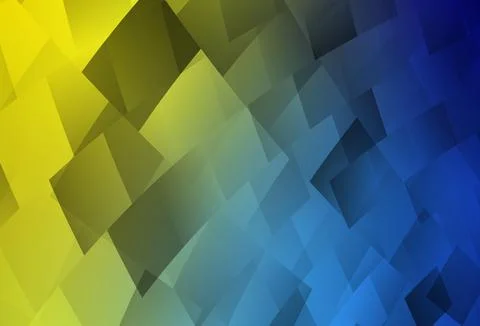 Light Blue, Yellow vector pattern in square style. 스톡 일러스트