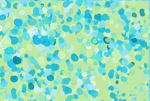 Light Blue, Yellow vector pattern with bent ribbons. Illustrazione stock
