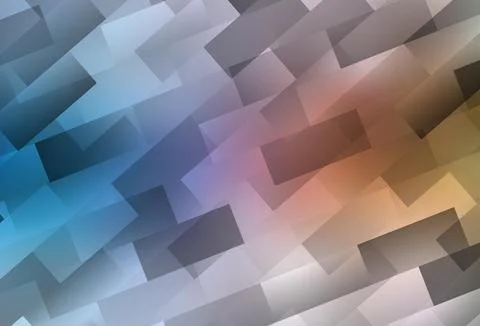 Light Blue, Yellow vector pattern in square style. イラスト素材