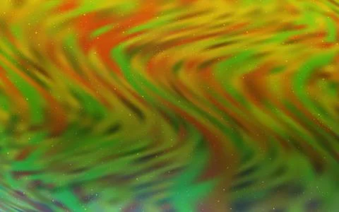 Light Blue, Yellow vector pattern with night sky stars. Shining illustration  Stock Illustration