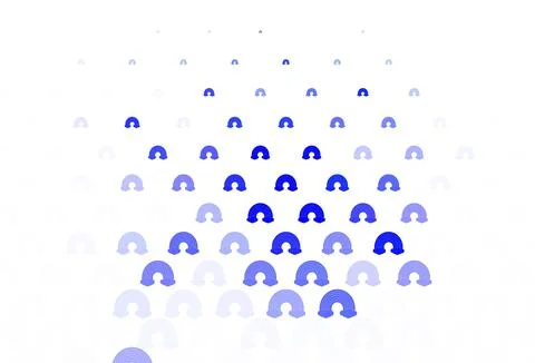 Light Blue, Yellow vector pattern with rainbow elements. Illustrazione stock