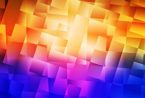 Light Blue, Yellow vector pattern in square style. Illustrazione stock