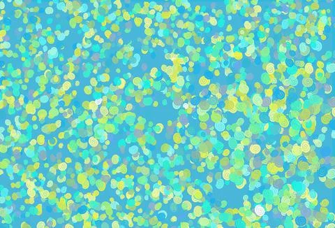 Light Blue, Yellow vector pattern with liquid shapes. Stock Illustration