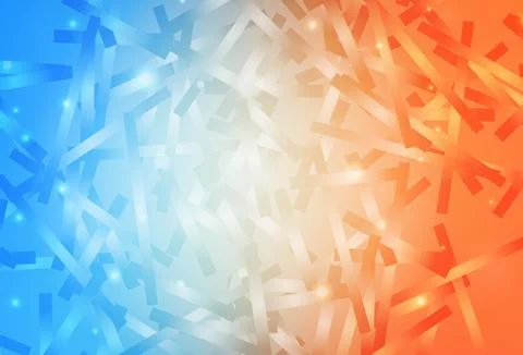 Light Blue, Yellow vector pattern with sharp lines. Stock Illustration