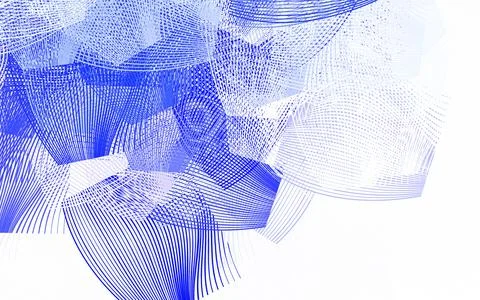 Light Blue, Yellow vector pattern with sharp lines. Stockillustratie