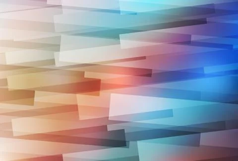 Light Blue, Yellow vector pattern in square style. Stock Illustration