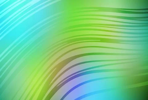 Light Blue, Yellow vector pattern with wry lines. イラスト素材