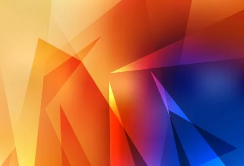 Light Blue, Yellow vector pattern with polygonal style. Stock Illustration