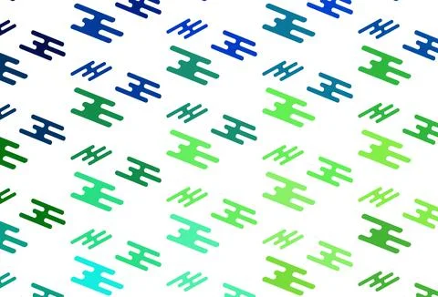 Light Blue, Yellow vector pattern with narrow lines. 스톡 일러스트