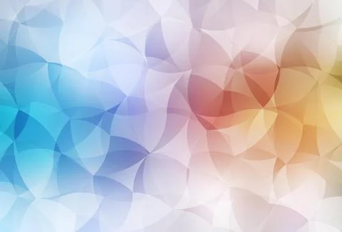 Light Blue, Yellow vector pattern with random forms. 스톡 일러스트