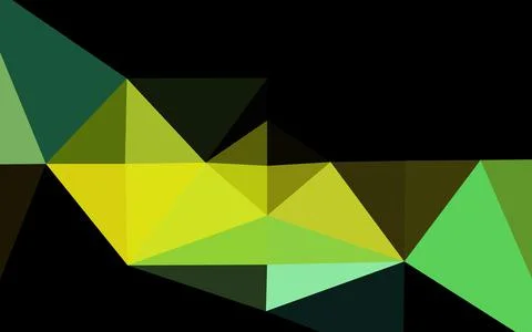 Light Blue, Yellow vector shining triangular pattern. Stock Illustration