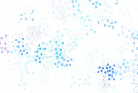 Light Blue, Yellow vector template with artificial intelligence structure. イラスト素材