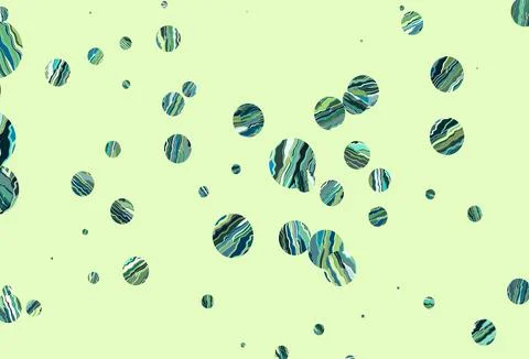 Light blue, yellow vector template with circles. Stock Illustration