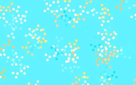 Light Blue, Yellow vector template with artificial intelligence structure. 스톡 일러스트