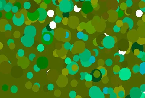 Light Blue, Yellow vector template with circles. Ilustración de archivo