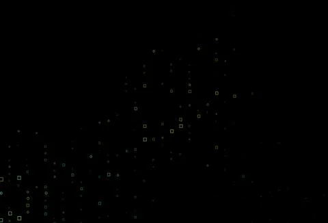 Light Blue, Yellow vector texture with rectangular style. Stock Illustration