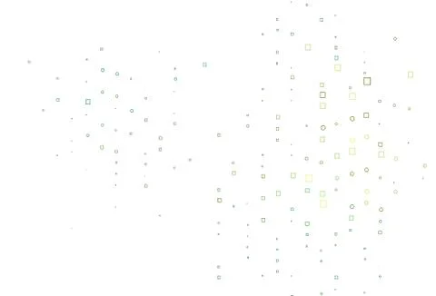 Light Blue, Yellow vector texture with rectangular style. Illustrazione stock