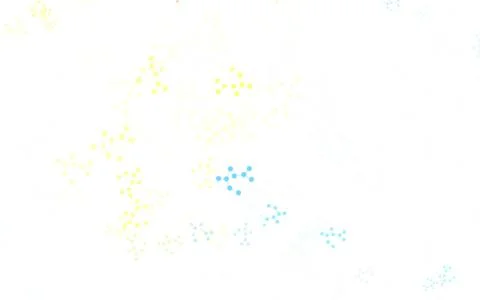 Light Blue, Yellow vector texture with artificial intelligence concept. Stock Illustration