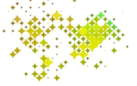 Light Blue, Yellow vector texture with beautiful stars. Stock Illustration