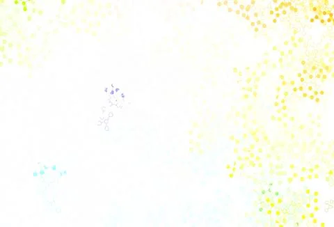 Light Blue, Yellow vector texture with artificial intelligence concept. Stock Illustration