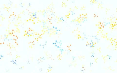 Light Blue, Yellow vector texture with artificial intelligence concept. Stock Illustration