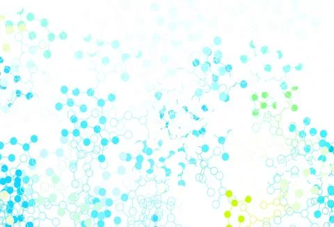 Light Blue, Yellow vector texture with artificial intelligence concept. Stock Illustration