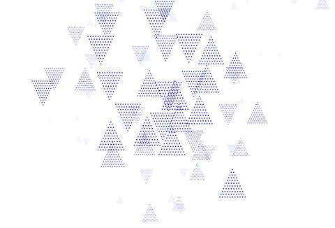 Light Blue, Yellow vector texture with triangular style with circles. Ilustración de archivo