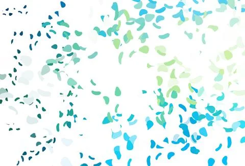 Light blue, yellow vector texture with random forms. Stock Illustration