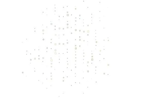 Light Blue, Yellow vector texture with rectangular style. Stock Illustration