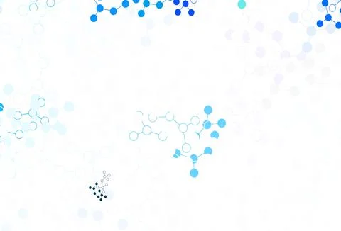 Light Blue, Yellow vector texture with artificial intelligence concept. Stock Illustration