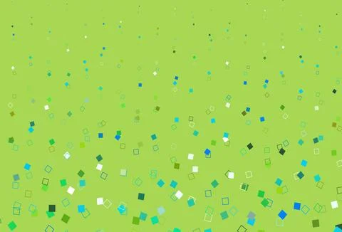 Light Blue, Yellow vector texture with rectangular style. Stock Illustration