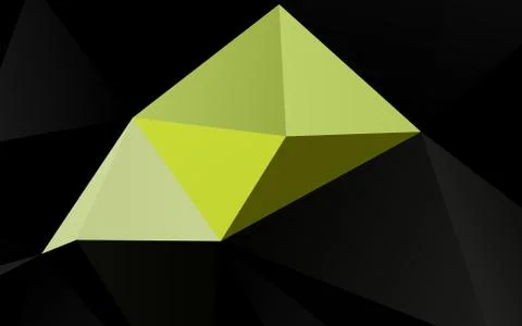 Light Blue, Yellow vector triangle mosaic cover. Illustrazione stock