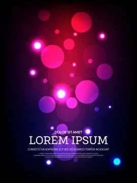 Light bokeh abstract background Ilustração Stock